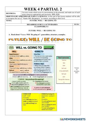 Ejercicios-Online-1stBGU-A-Will- Be going to