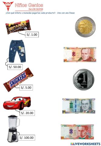 Monedas y billetes