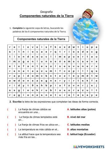 Componentes naturales