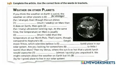 Comparative structures