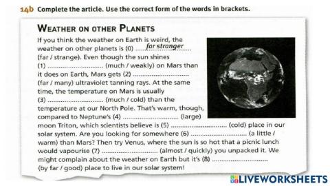 Comparative structures
