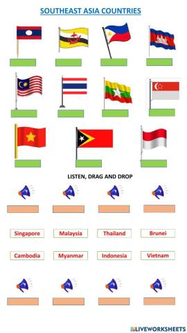 Southeast Asia countries