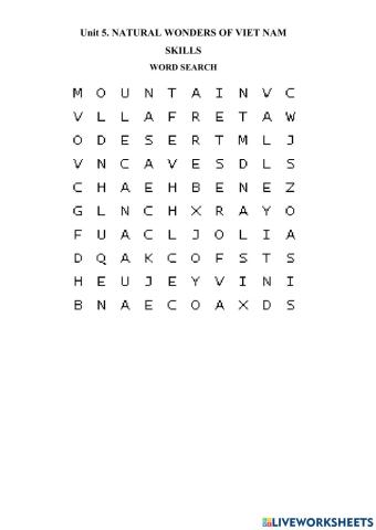 E6 - Unit 5 - skills 1