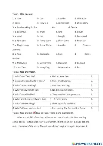 Unit 8: what are you reading?