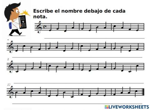 El Nombre de las Notas