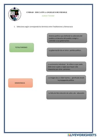 Democracia vs Totalitarismo