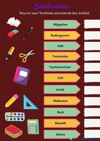 Schulsachen