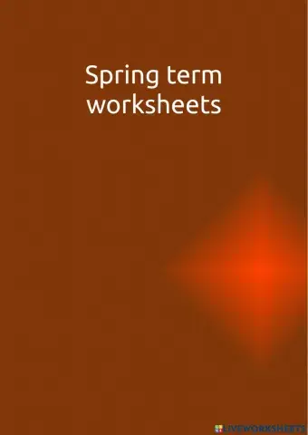 Separator - spring term