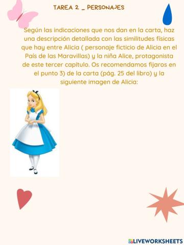 Capitulo 3 lewis carroll tarea 2 personajes