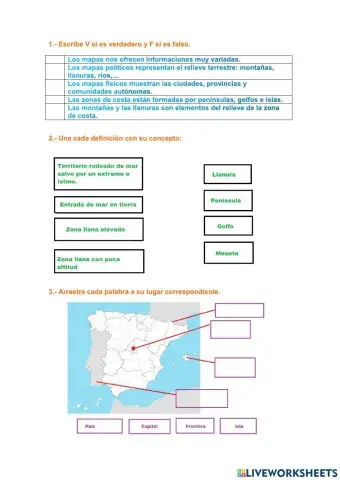 La Tierra en los mapas