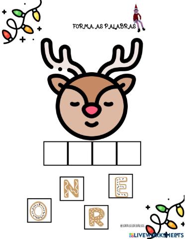 Ordenar palabras nadal