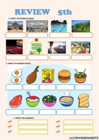 REVIEW TOWN and FOOD