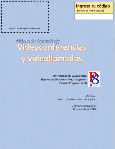 Videoconferencias y Videollamadas
