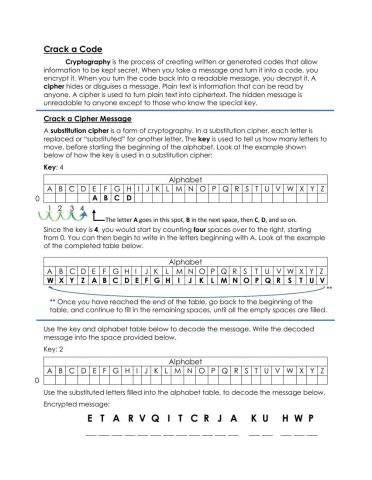 Cryptography Crack-a-Code