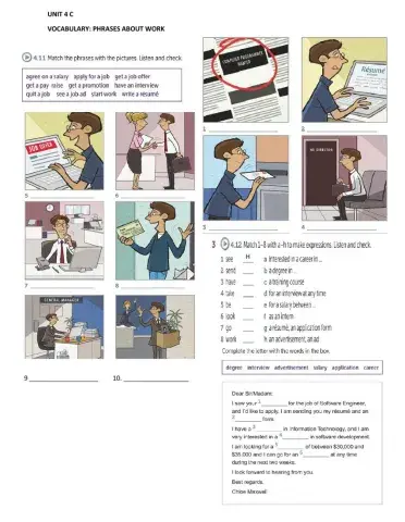 I 3 Unit 4 C Vocabulary and Reading