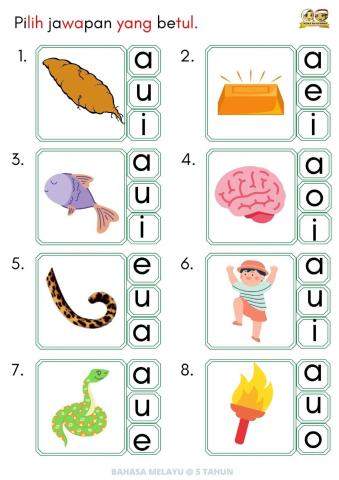 BM : Huruf Vokal 4 (5 THN)