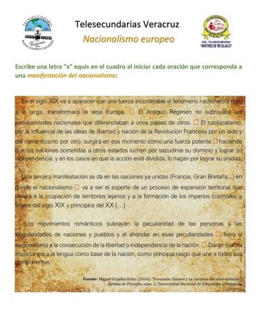 Concepto de nacionalismo