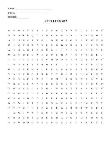 Word search -22