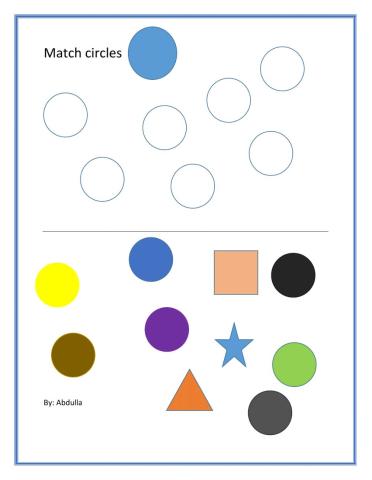 Matching circles