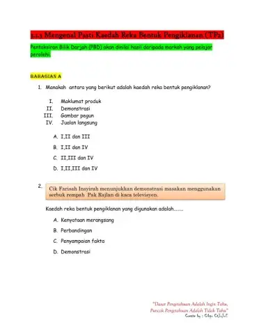 BAB 3: Reka Bentuk Sebagai Instrumen Pemasaran