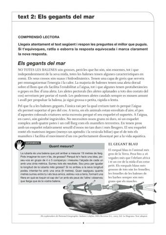 Comprensió Lectora El gegants del mar