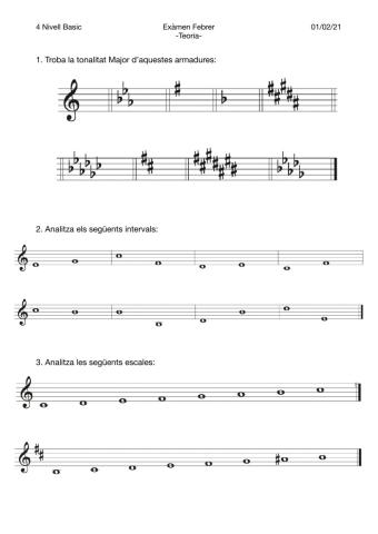 Exàmen Teoria