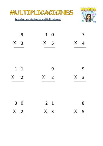 Inicio a la multiplicación