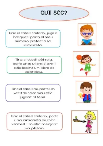 Comprensió lectora descripció