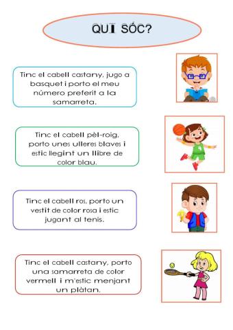 Comprensió lectora descripció