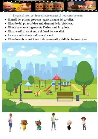 Comprensió lectora frases