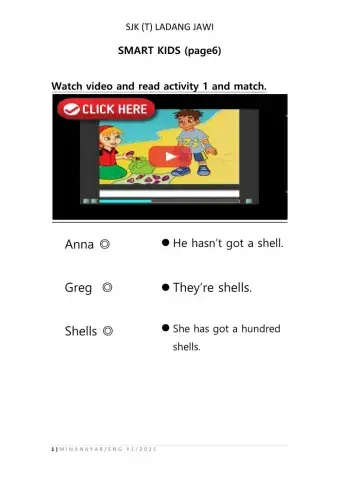 Get Smart Plus Year 3 page 6 - 7