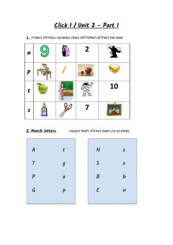 Click 1 - unit 2 - part 1