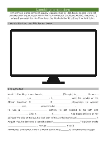 Speaking for freedom