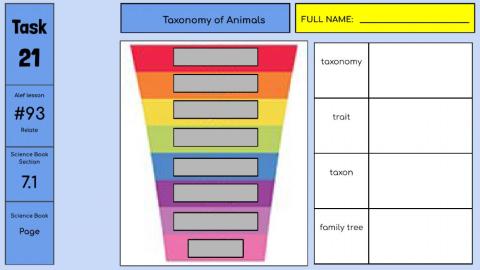 Taxonomy of Animals