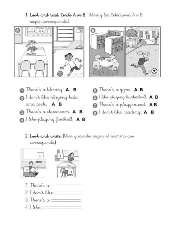 Vocabulary about school