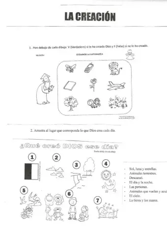 La creación de Dios