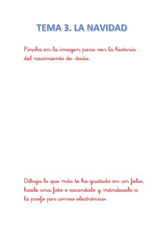TEMA 3. LA NAVIDAD