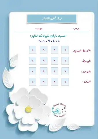 مقاييس النزعة المركزية والمدى