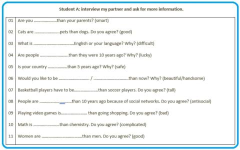 Interview (comparative a)