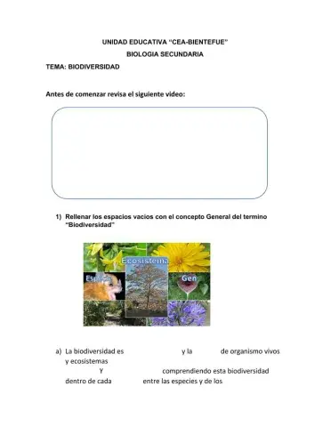Evaluación de Biodiversidad