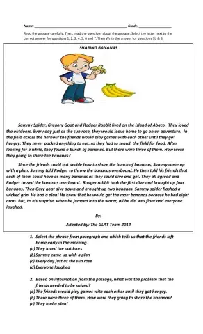 Reality, Fantasy Comprehension