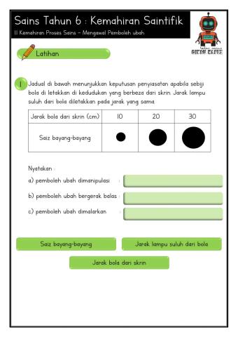 KPS : Mengawal pemboleh ubah