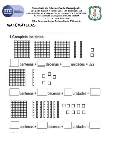 Matemáticas 2°