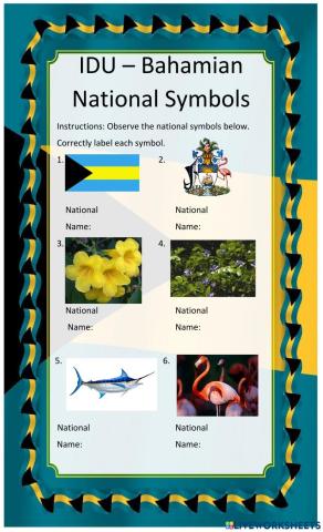 Our Bahamian Symbols
