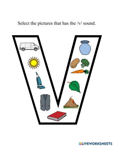 Find the Letter V pictures