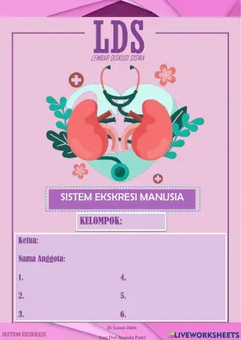 LDS sistem ekskresi SMP kelas 8