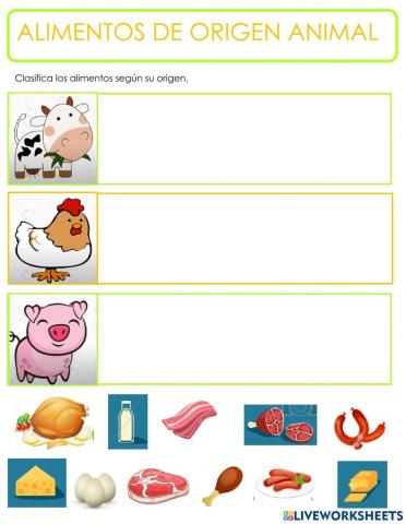 Alimentos de origen animal