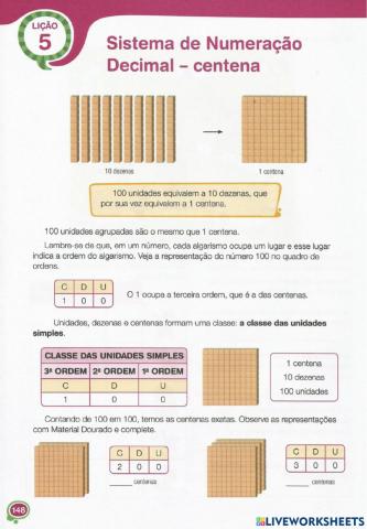 Matemática sistema decimal