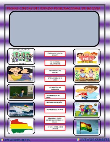 Fechas cívicas de Bolivia