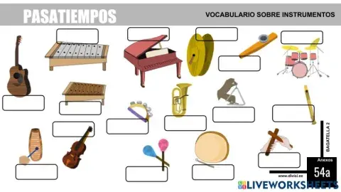 Instrumentos musicales